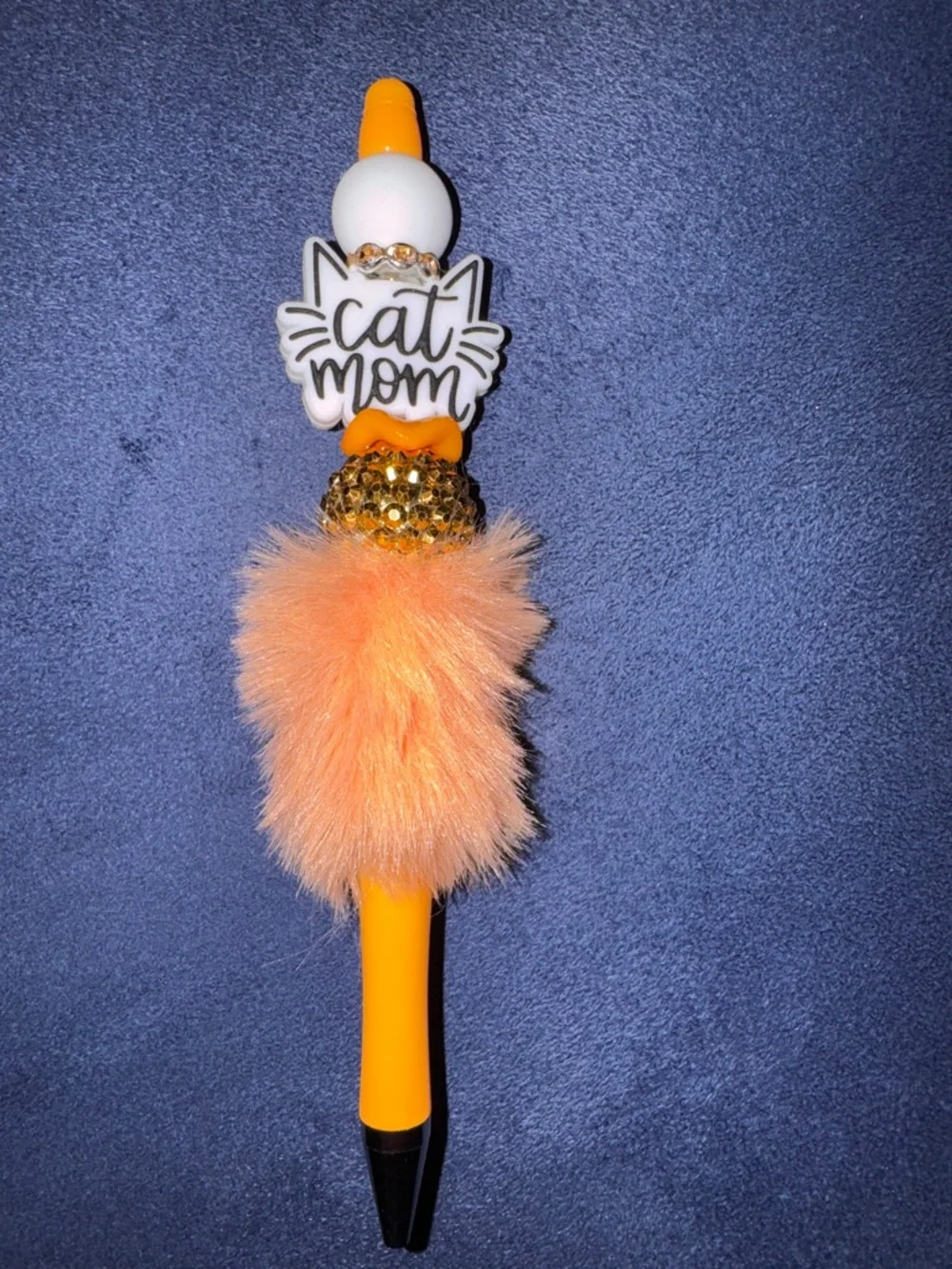 Hand Crafted fuzzy orange